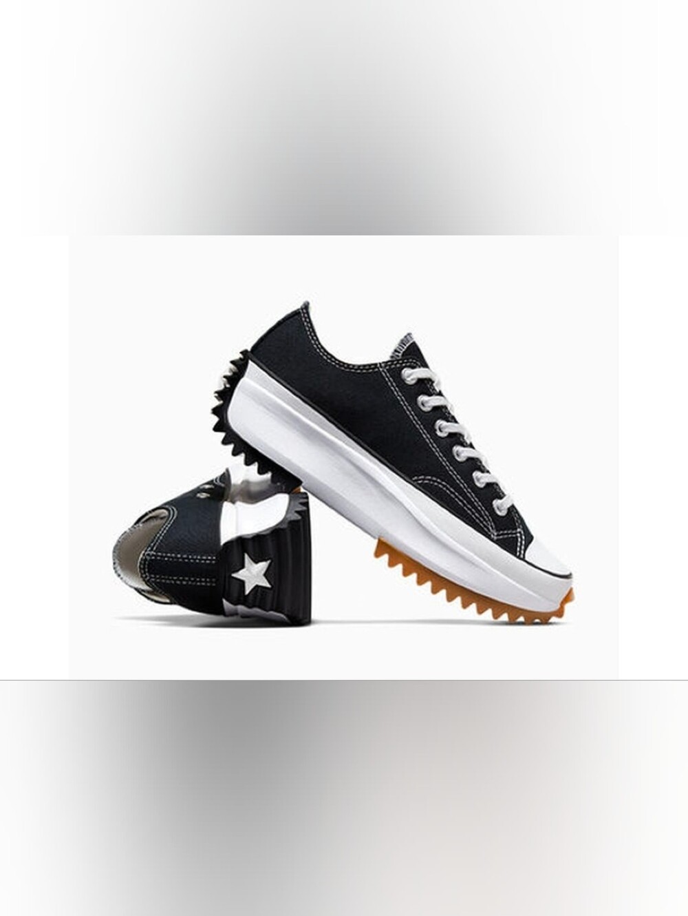 Converse Run Star Hike Low Top Women's Black/white Size 7